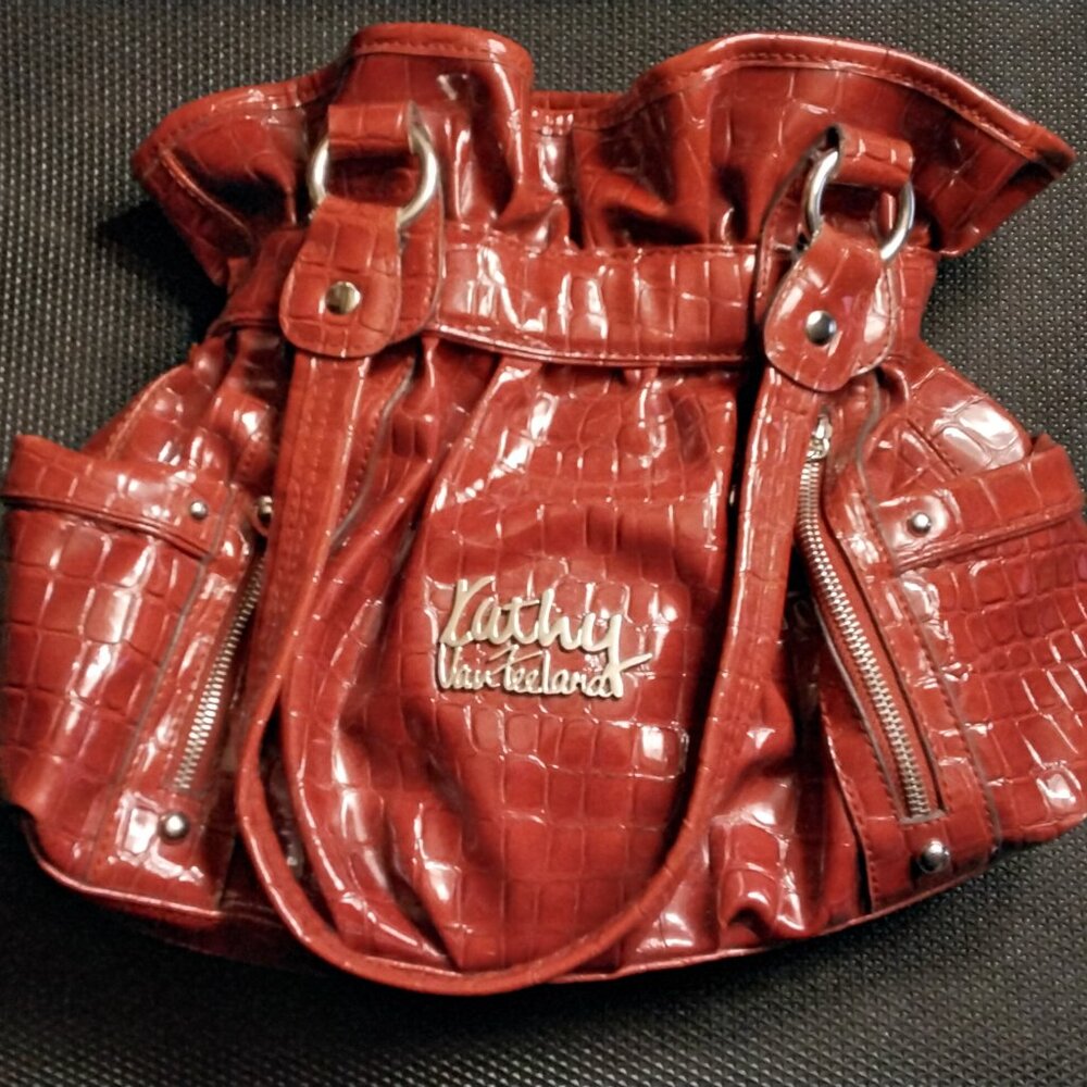 Red Designer Purse